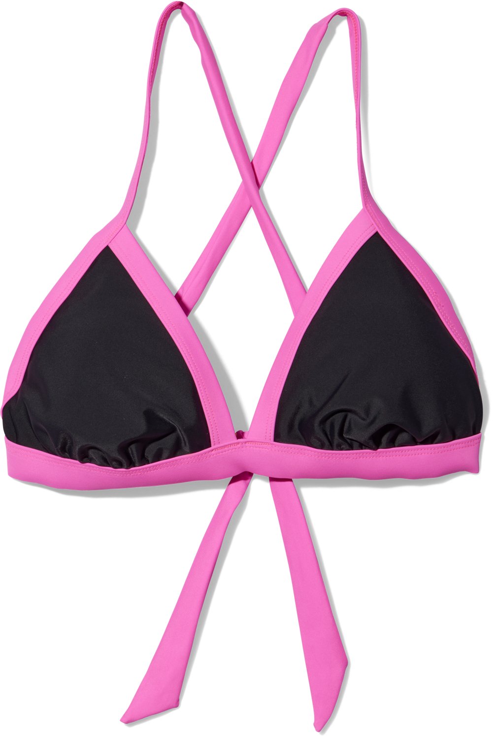 O'Rageous Juniors' Color Block X-Back Triangle Bikini Top - view number 4