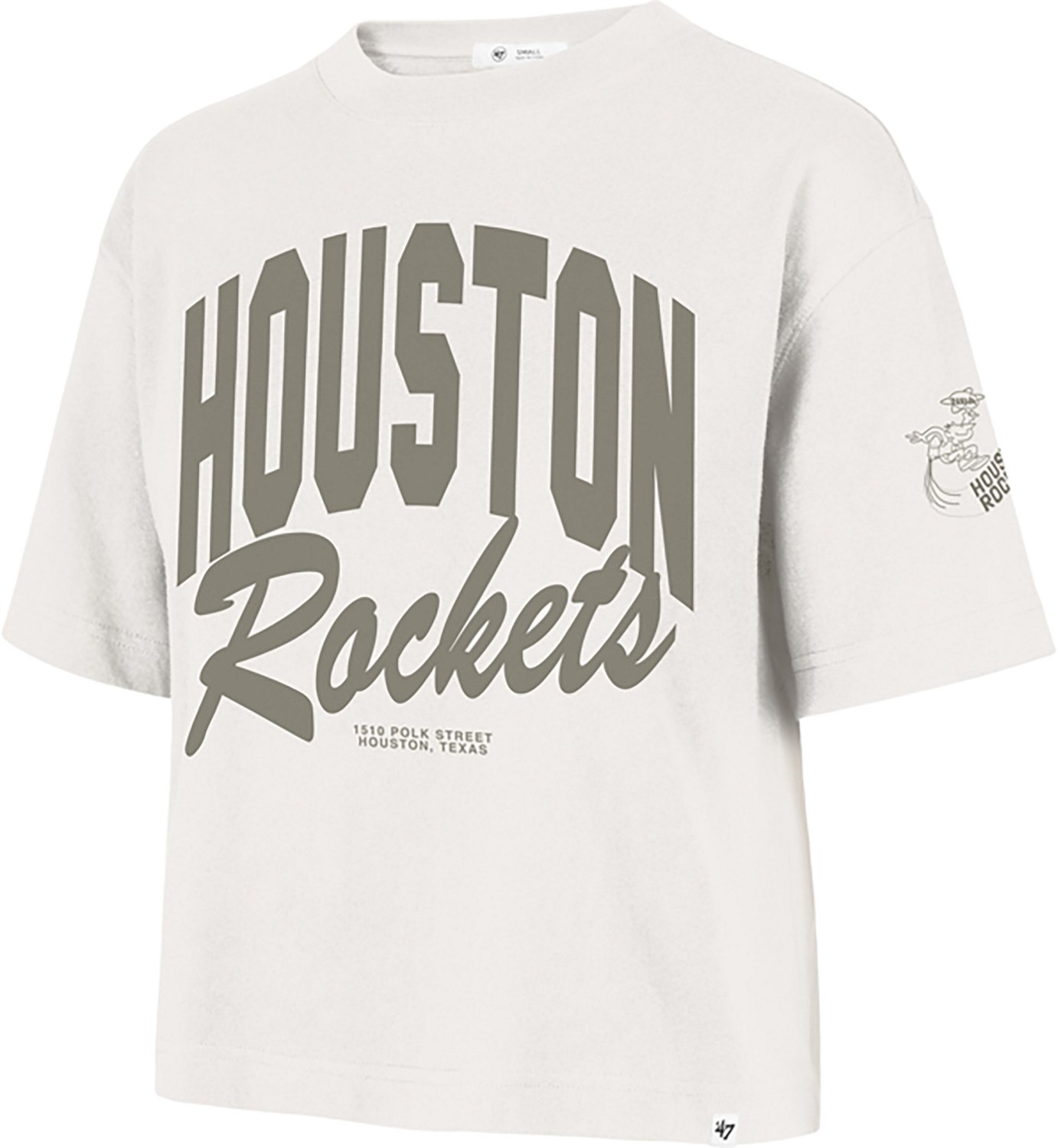 '47 Houston Rockets Women's Pattern Arch Reed City Graphic T-shirt
