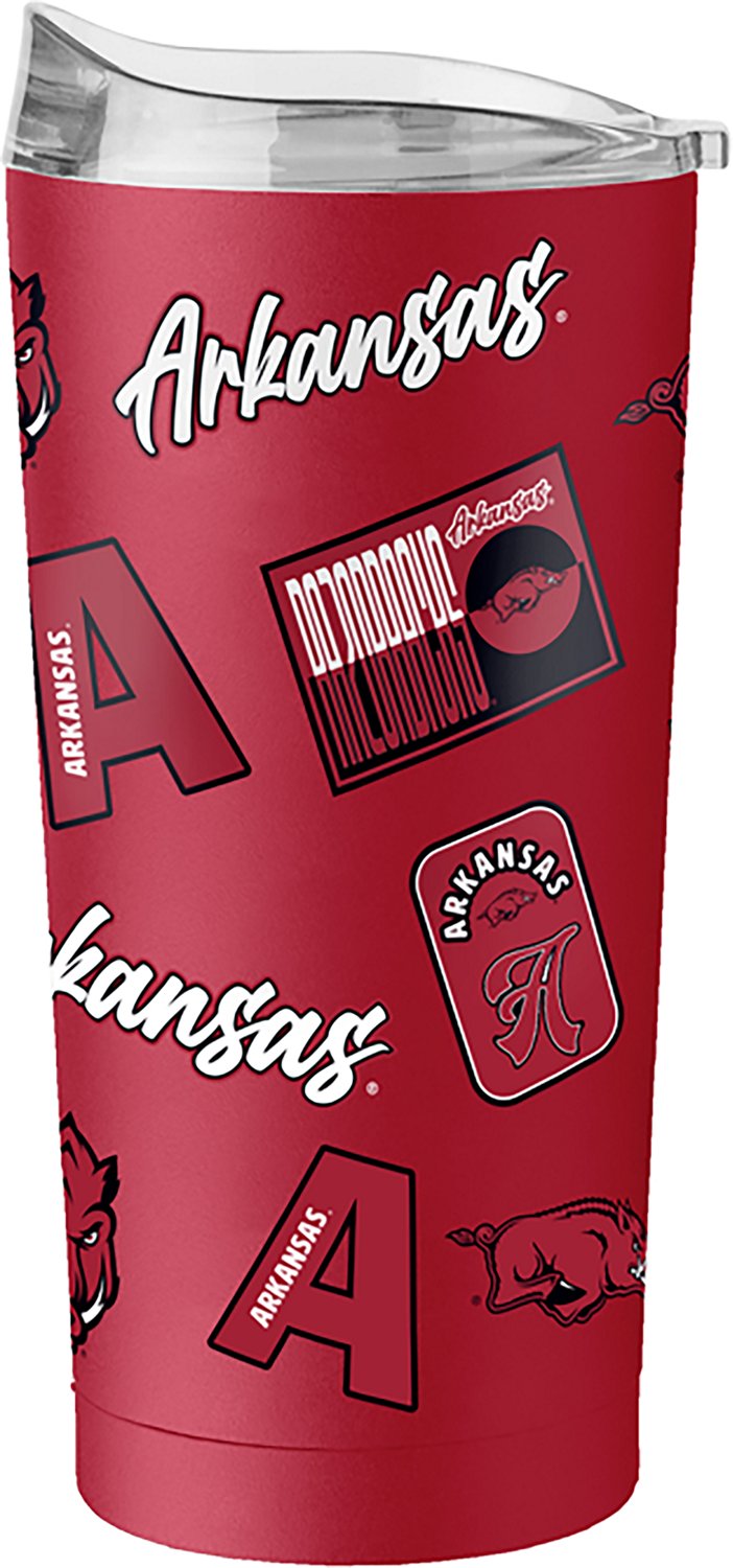 Logo Brands University of Arkansas Dreamweave 20 oz Powder Coat Tumbler - view number 2