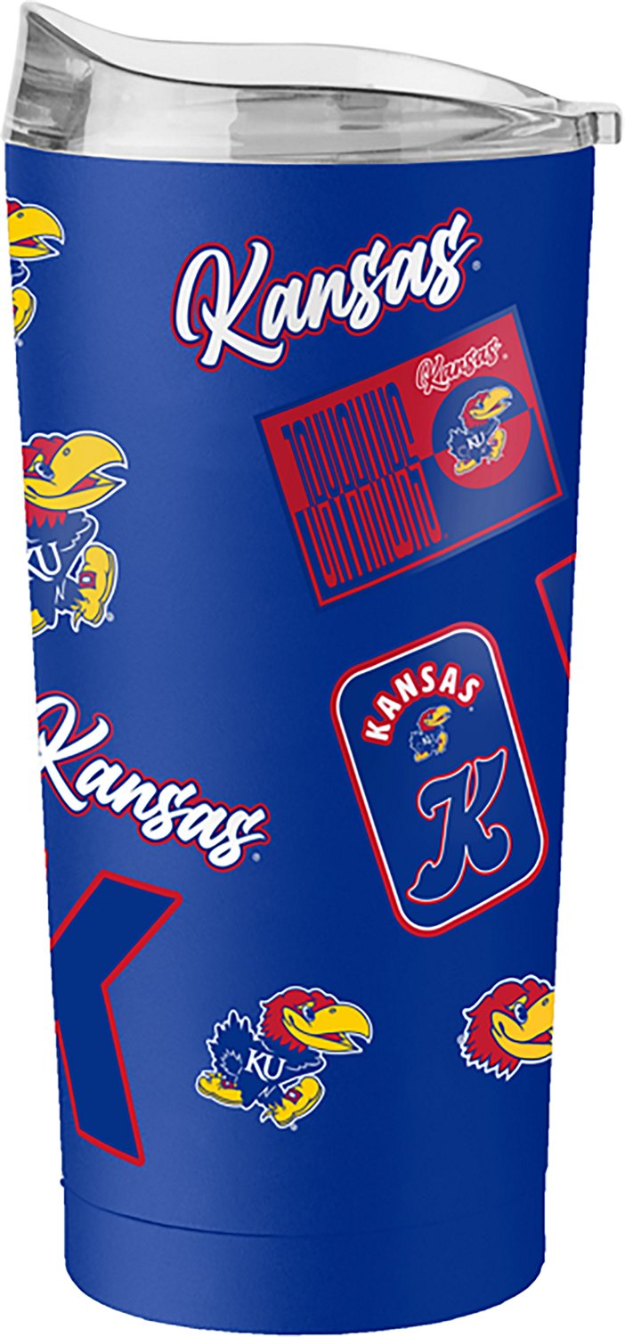 Logo Brands University of Kansas Dreamweave 20 oz Powder Coat Tumbler - view number 2
