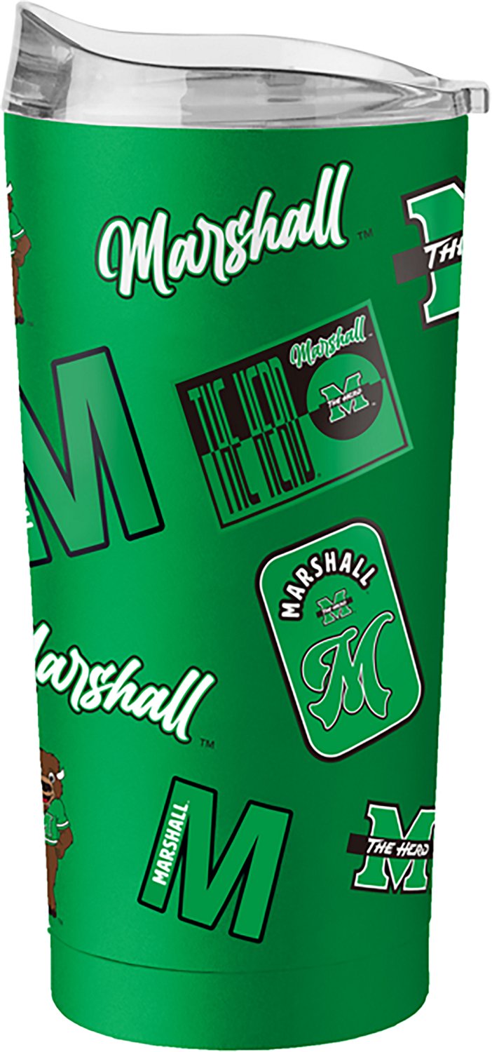 Logo Brands Marshall University Dreamweave 20 oz Powder Coat Tumbler - view number 2