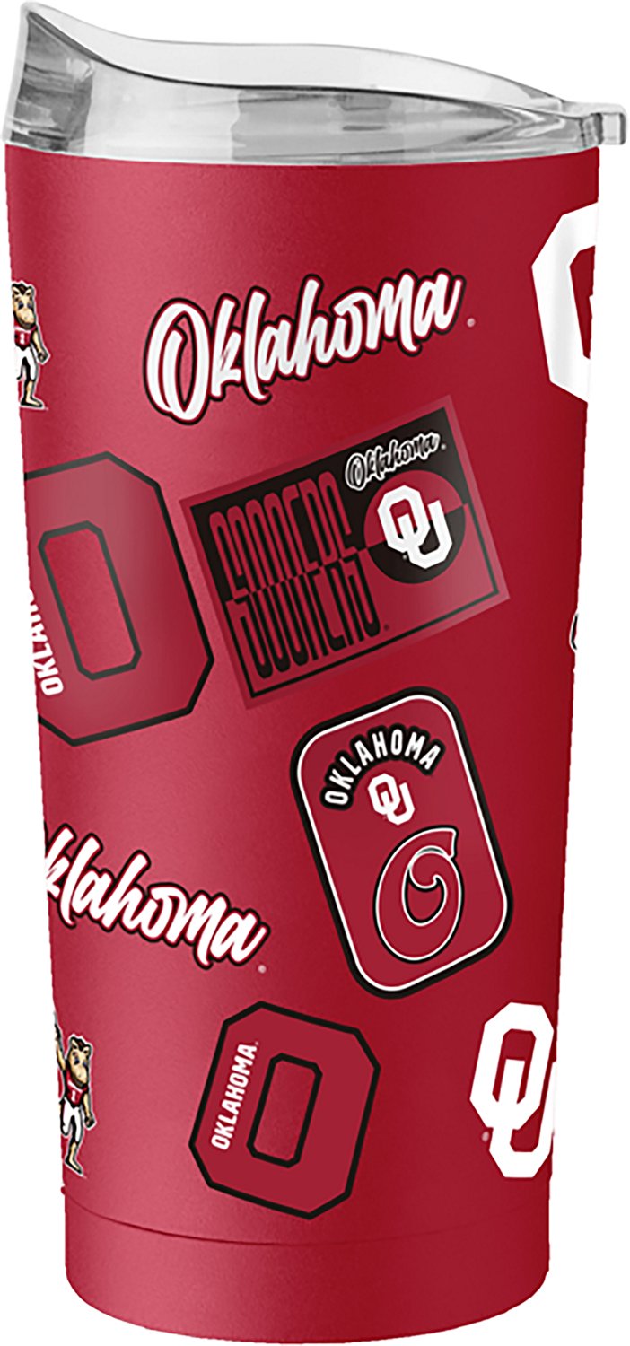 Logo Brands University of Oklahoma Dreamweave 20 oz Powder Coat Tumbler - view number 2
