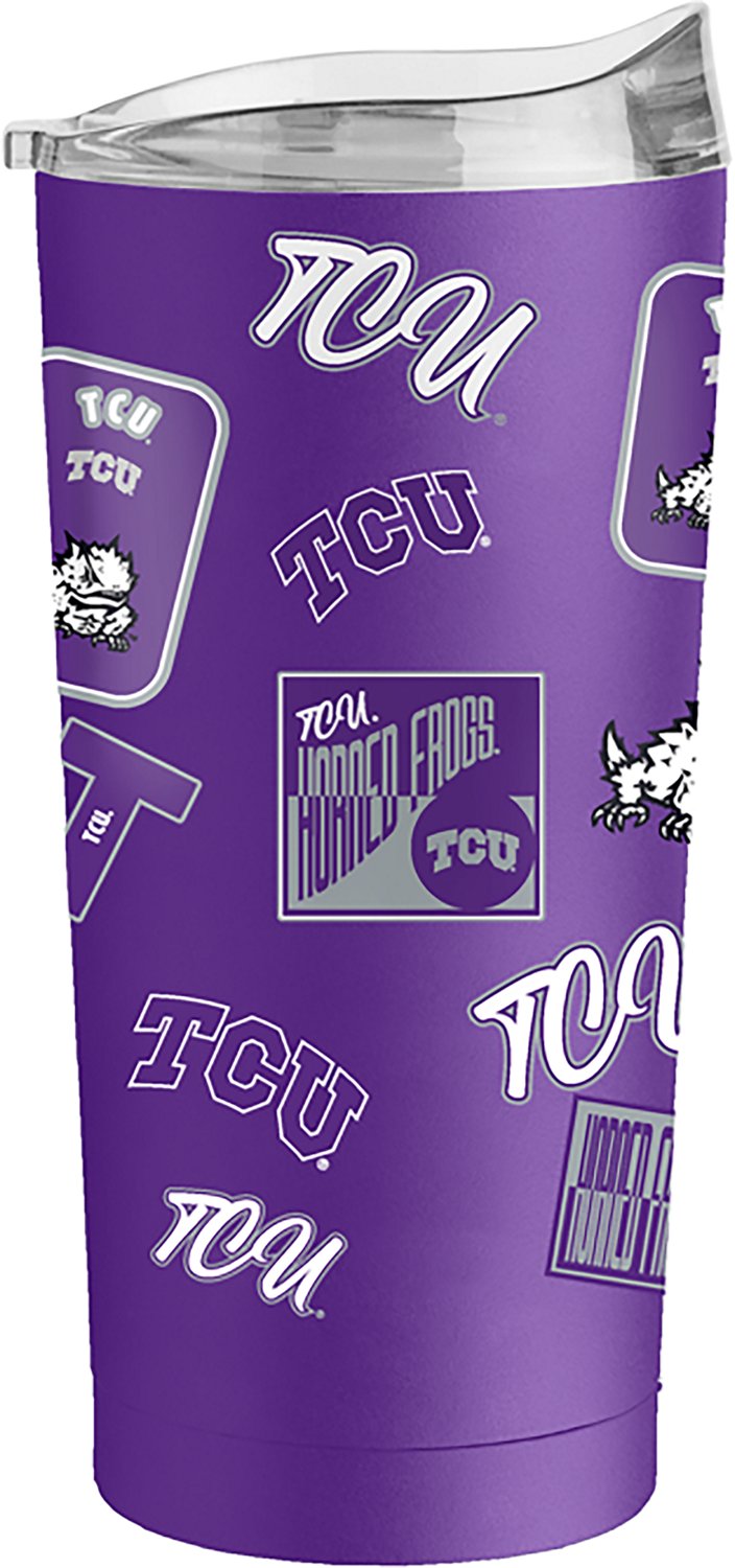 Logo Brands Texas Christian University Dreamweave 20 oz Powder Coat Tumbler - view number 2