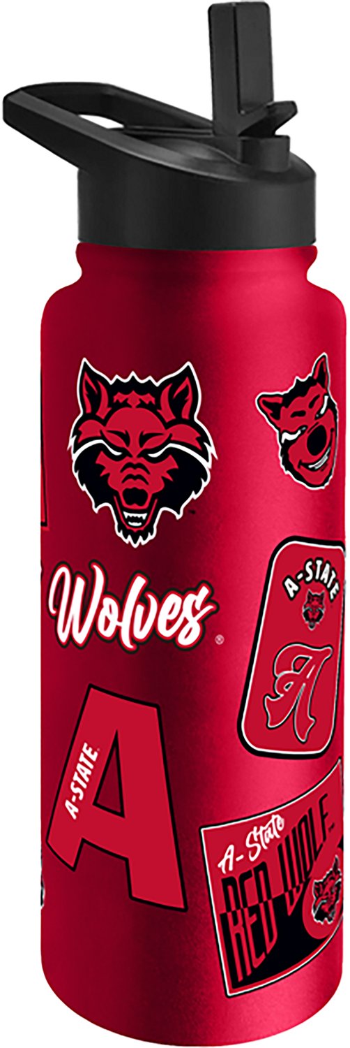 Logo Brands Arkansas State University 34 oz Quencher Bottle - view number 2