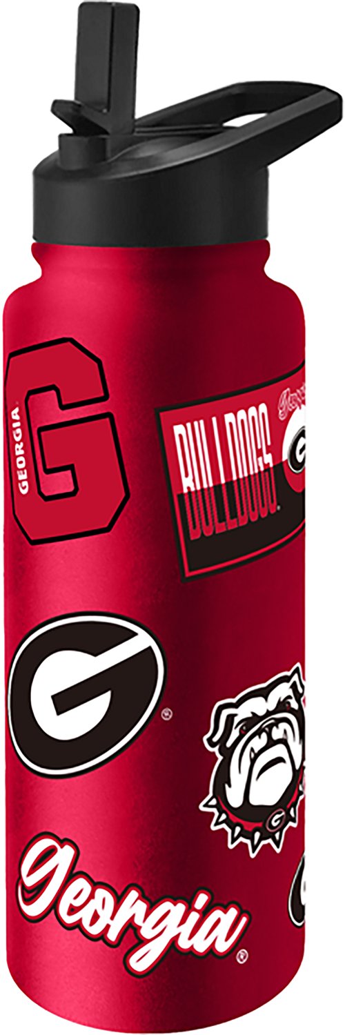 Logo Brands University of Georgia 34 oz Quencher Bottle