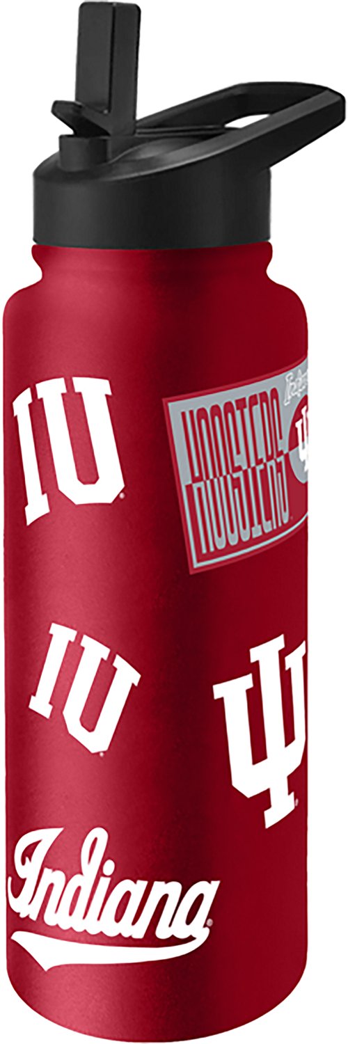 Logo Brands Indiana University 34 oz Quencher Bottle