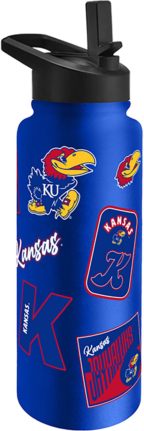 Logo Brands University of Kansas 34 oz Quencher Bottle - view number 2