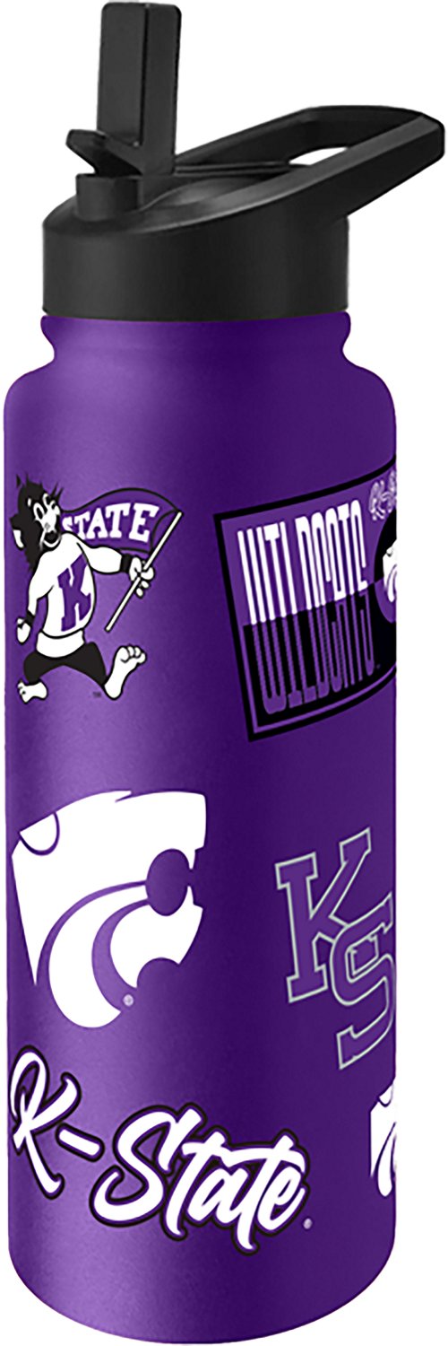 Logo Brands Kansas State University 34 oz Quencher Bottle