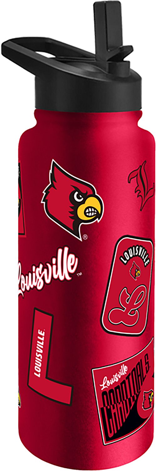 Logo Brands University of Louisville 34 oz Quencher Bottle - view number 2