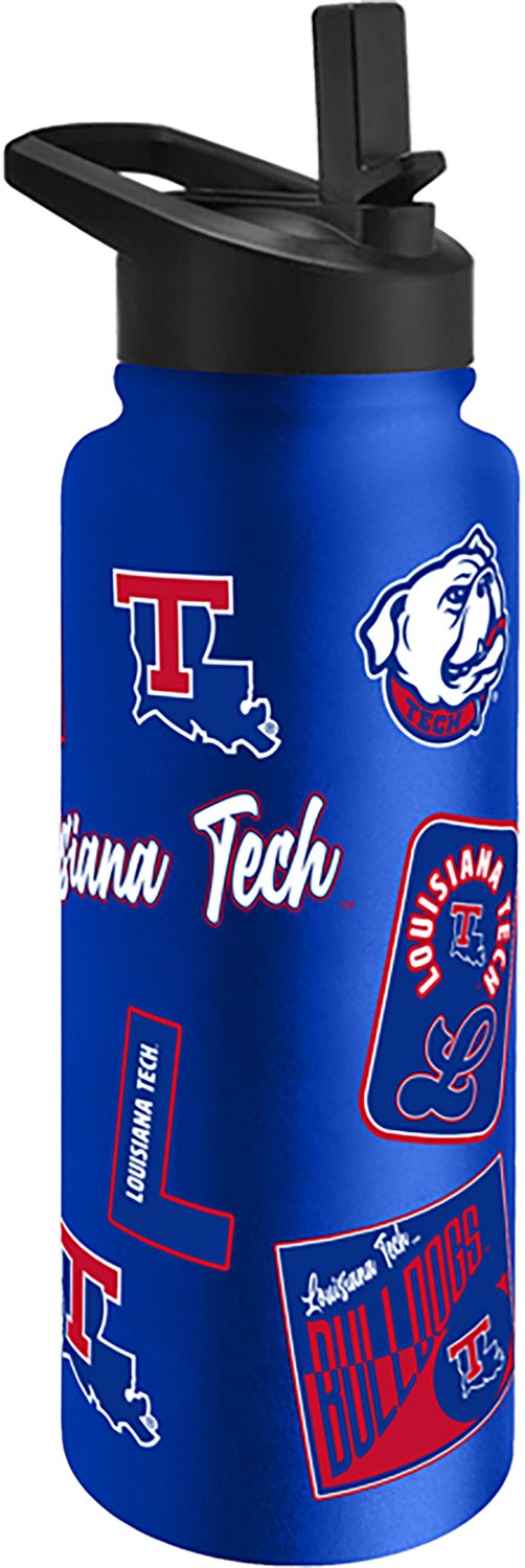 Logo Brands Louisiana Tech University 34 oz Quencher Bottle - view number 2