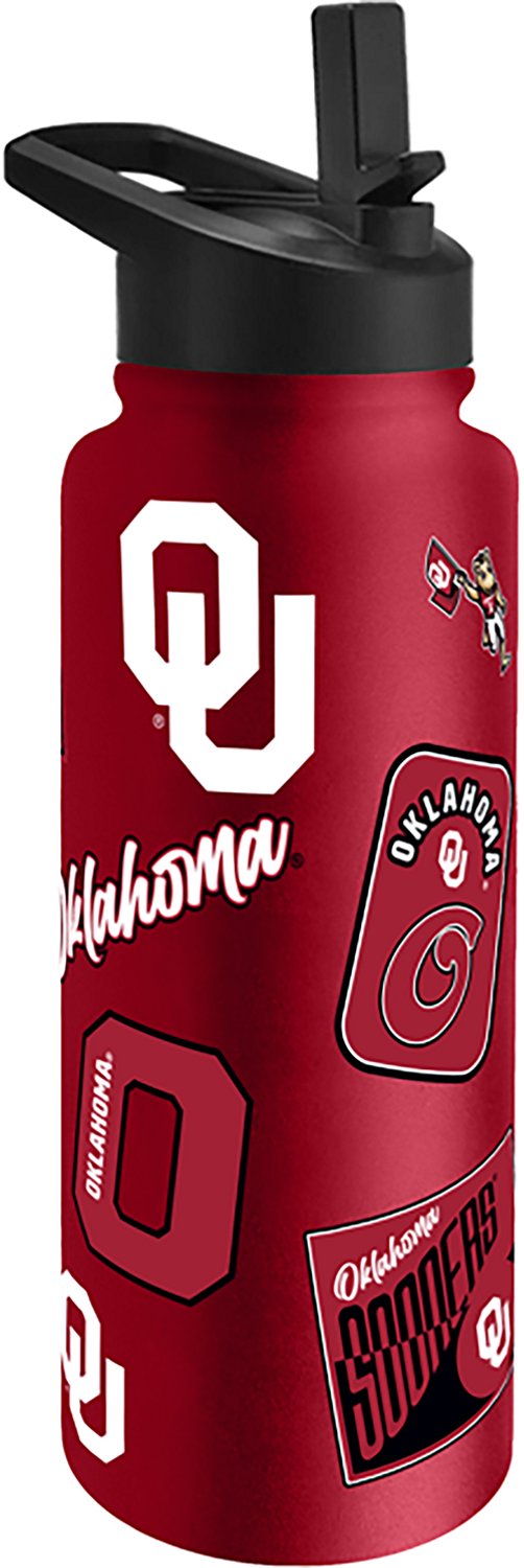 Logo Brands University of Oklahoma 34 oz Quencher Bottle - view number 2