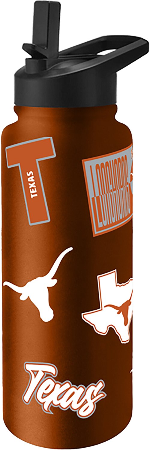 Logo Brands University of Texas Dreamweave 34 oz Quencher Bottle