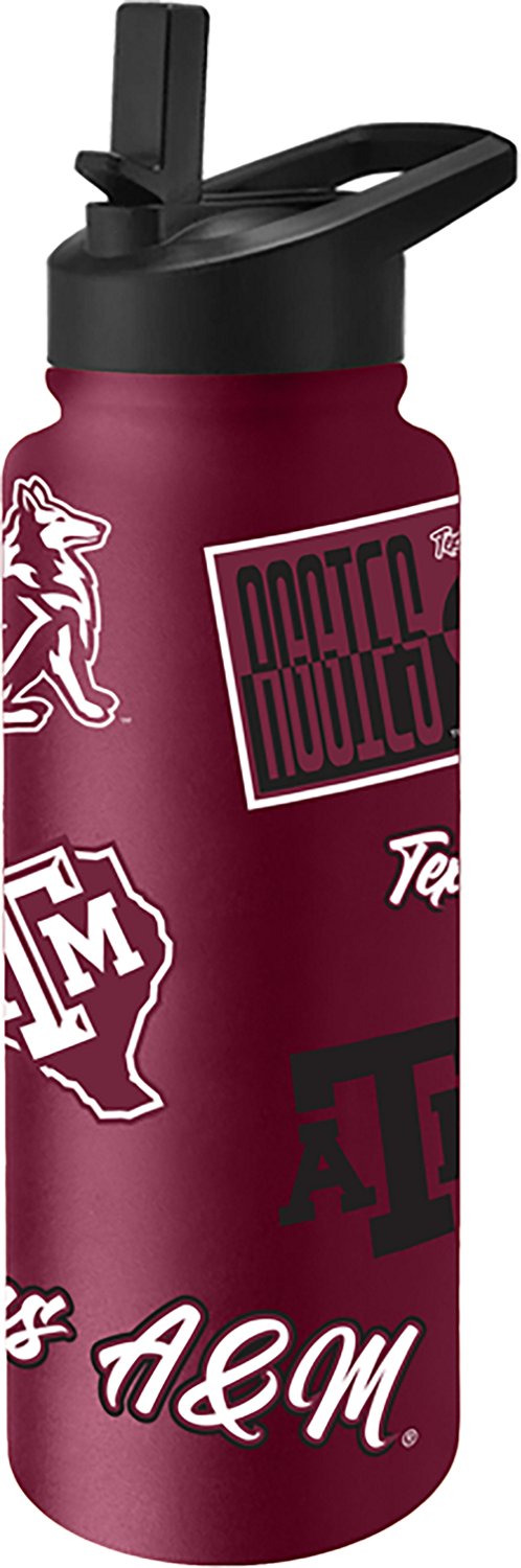 Logo Brands Texas A&M University 34 oz Quencher Bottle