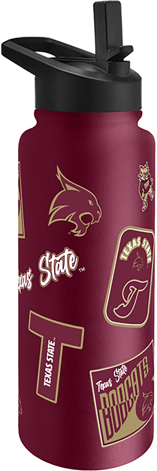 Logo Brands Texas State University Dreamweave 34 oz Quencher Bottle - view number 2