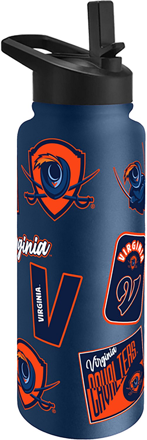 Logo Brands University of Virginia Dreamweave 34 oz Quencher Bottle - view number 2