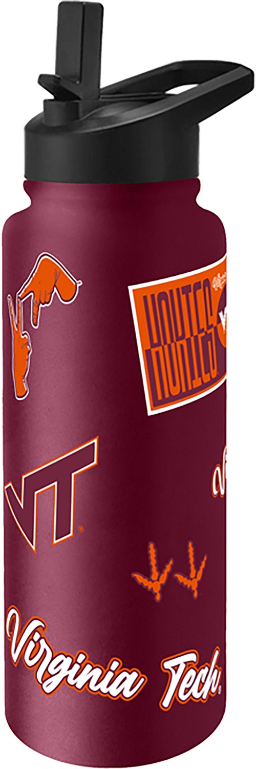 Logo Brands Virginia University 34 oz Quencher Bottle