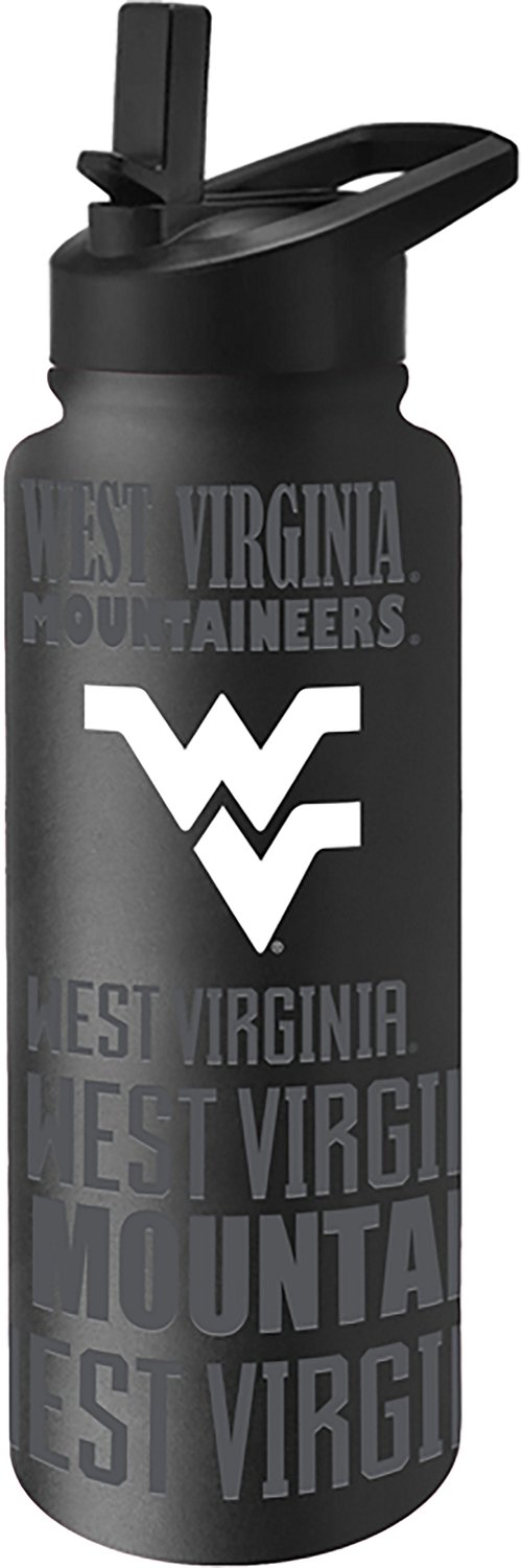 Logo Brands West Virginia University Replay 34 oz Quencher Bottle