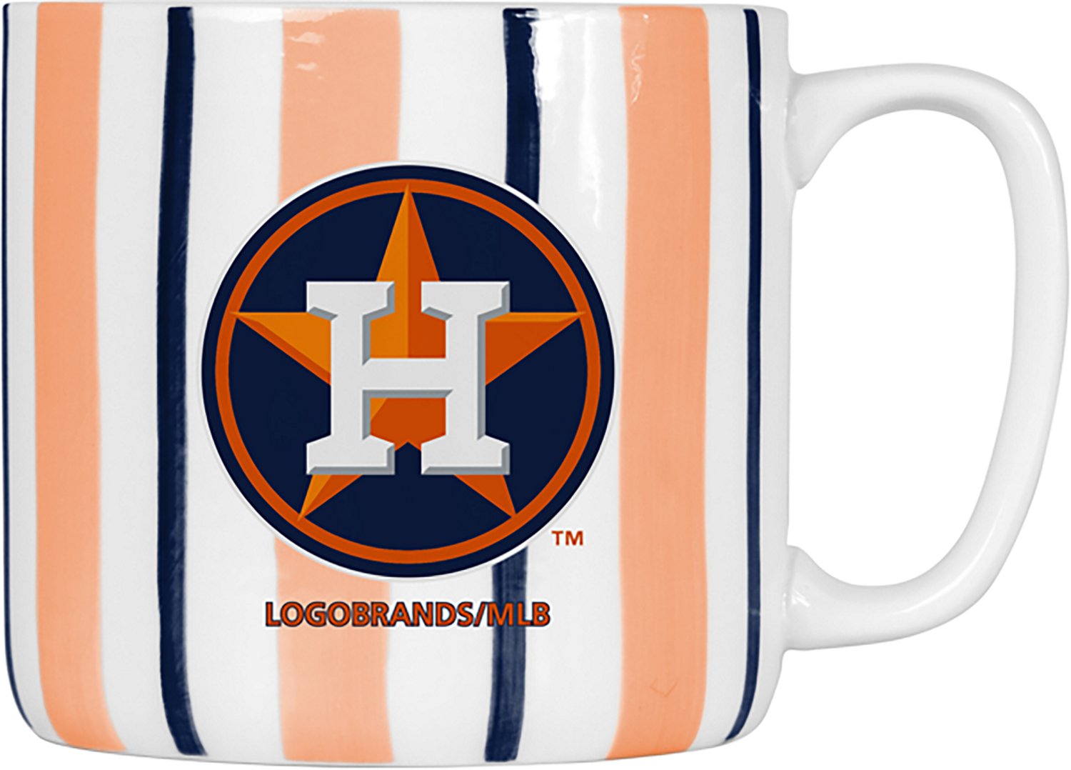 Logo Brands Houston Astros 16 oz Brushstroke Stripe Mug - view number 2