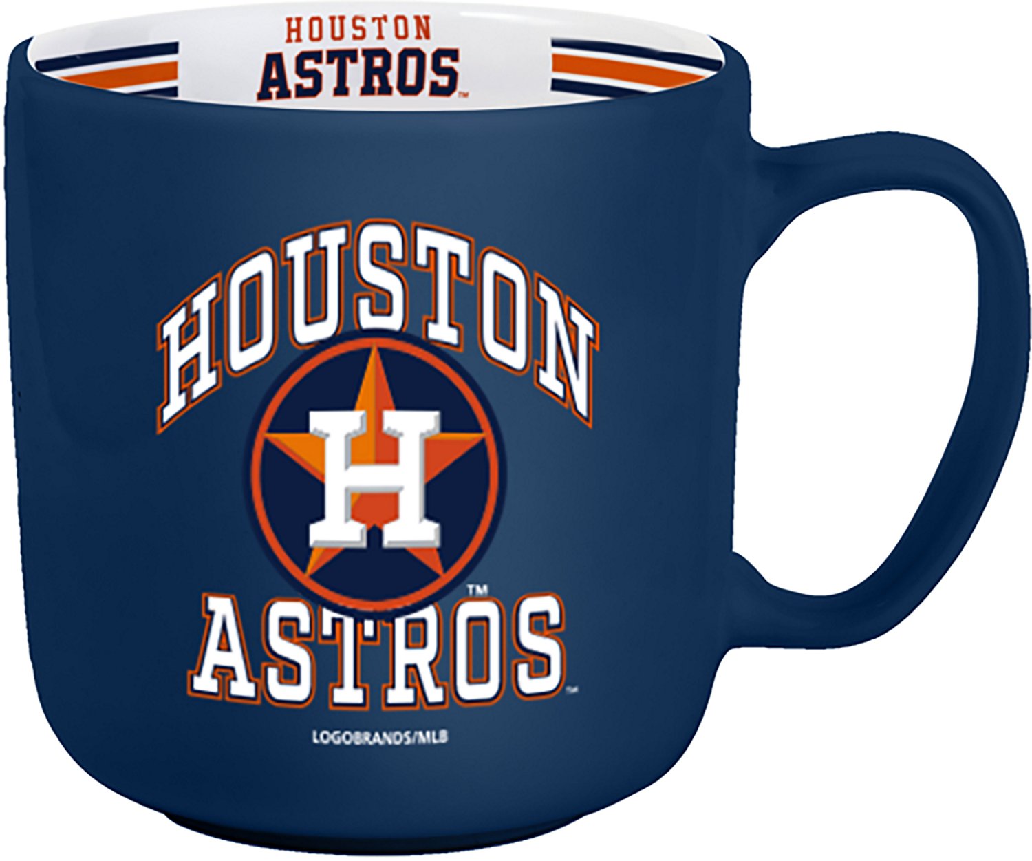 Logo Brands Houston Astros 15 oz Stripe Mug