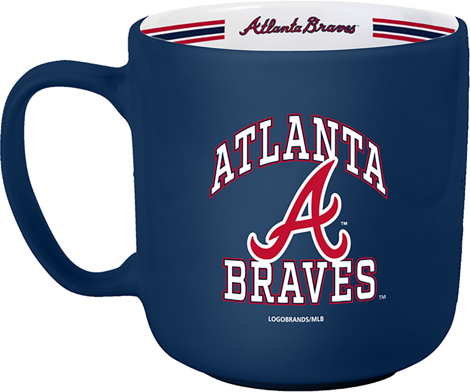 Logo Brands Atlanta Braves 15 oz Stripe Mug