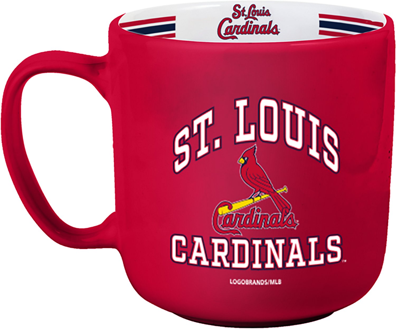 Logo Brands St. Louis Cardinals 15 oz Stripe Mug - view number 2