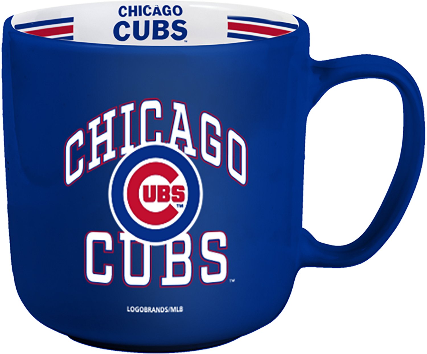 Logo Brands Chicago Cubs 15 oz Stripe Mug