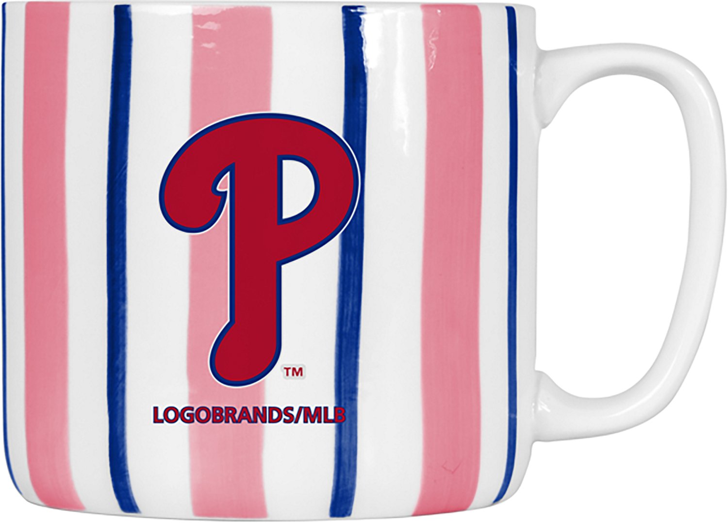 Logo Brands Philadelphia Phillies 16 oz Brushstroke Stripe Mug - view number 2