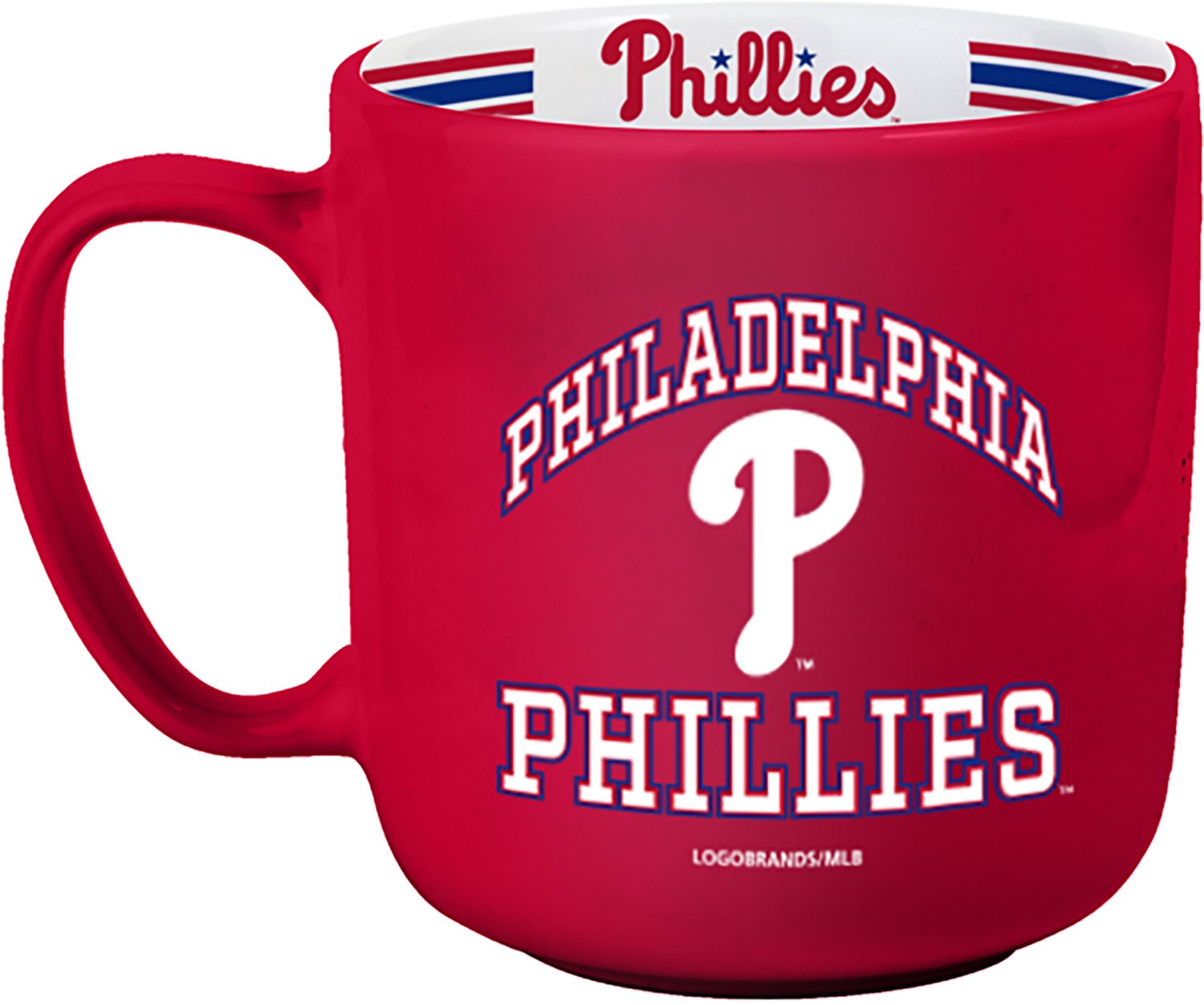 Logo Brands Philadelphia Phillies 15 oz Stripe Mug - view number 2