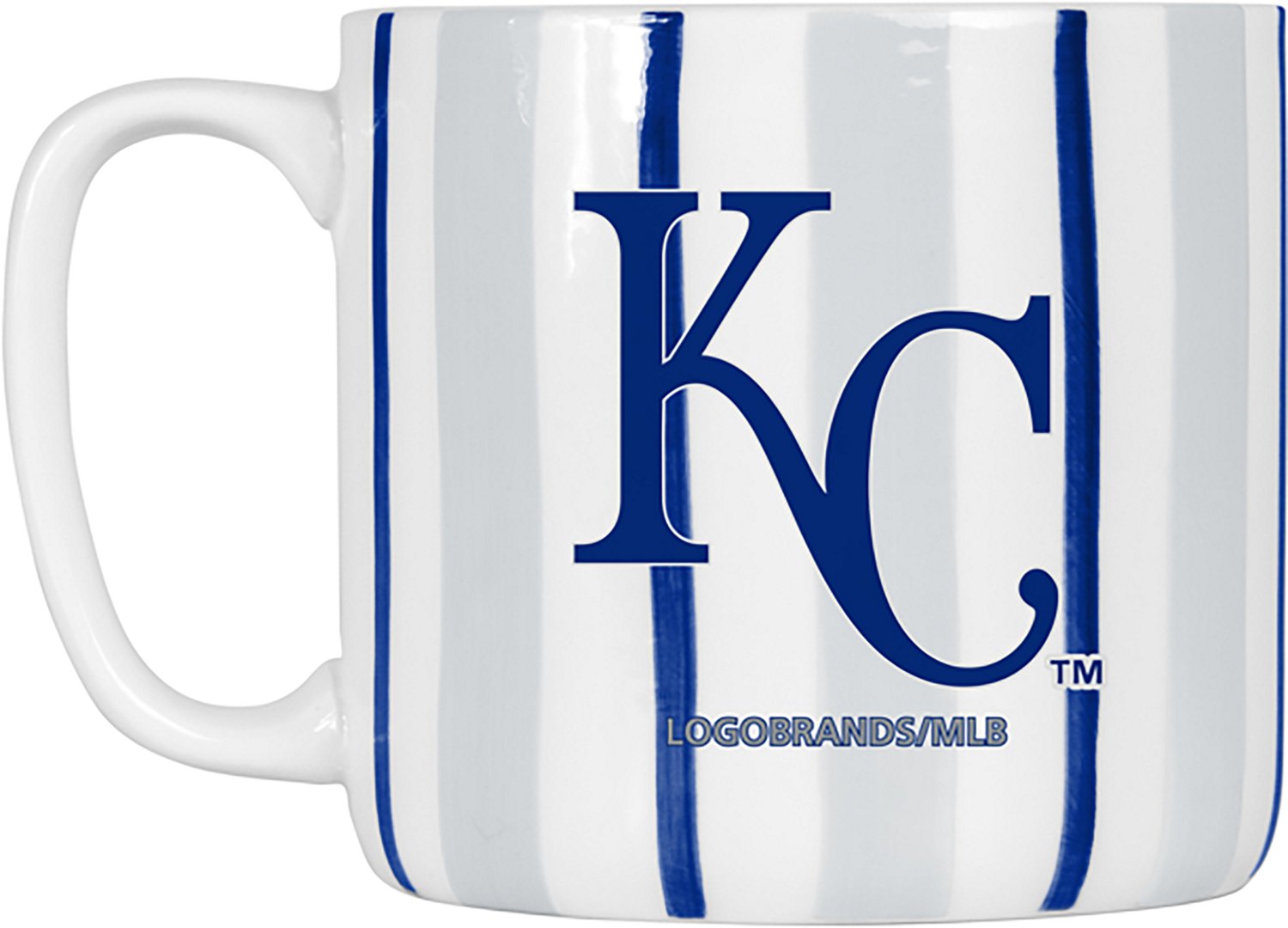 Logo Brands Kansas City Royals 16 oz Brushstroke Stripe Mug