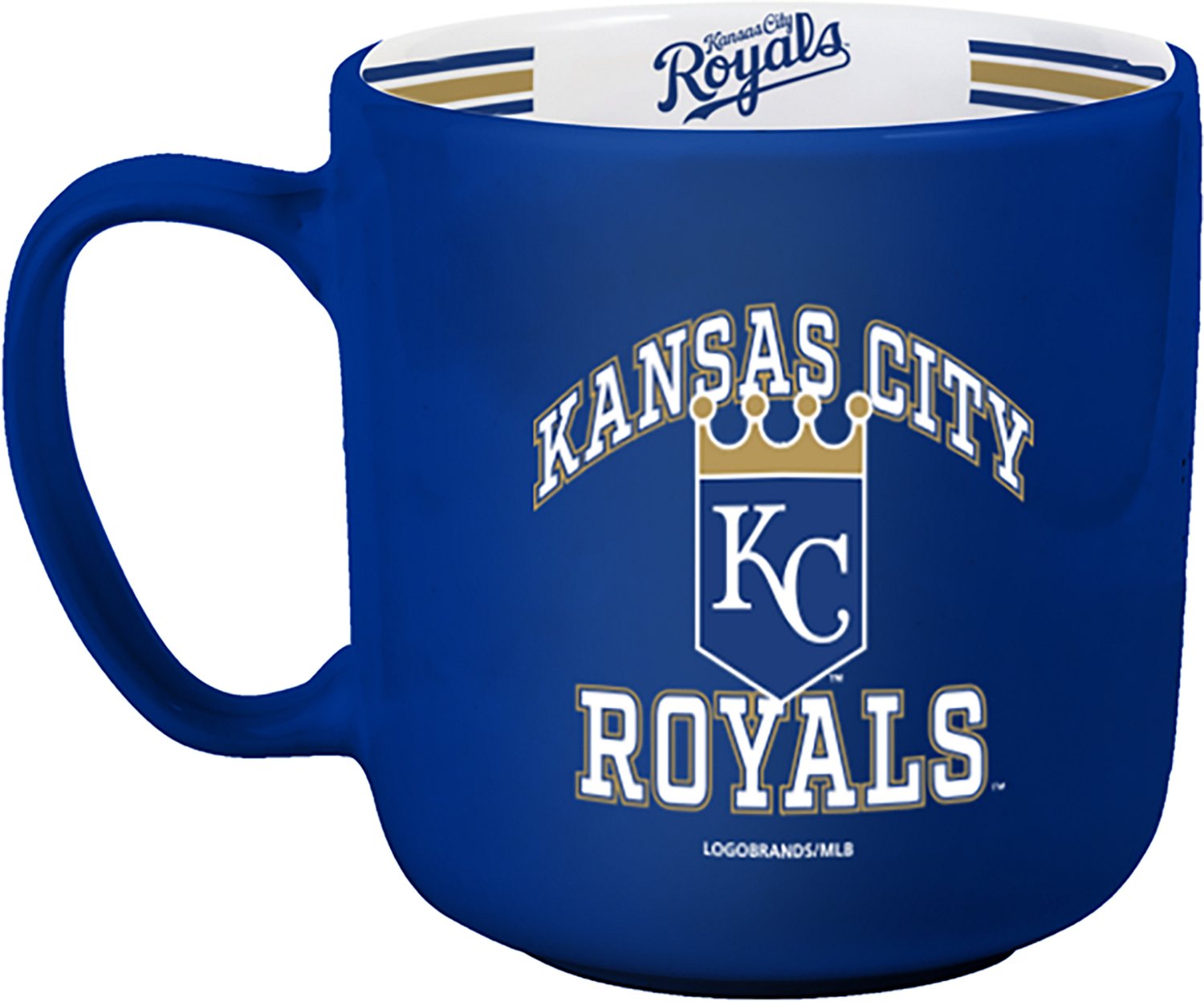 Logo Brands Kansas City Royals 15 oz Stripe Mug - view number 2