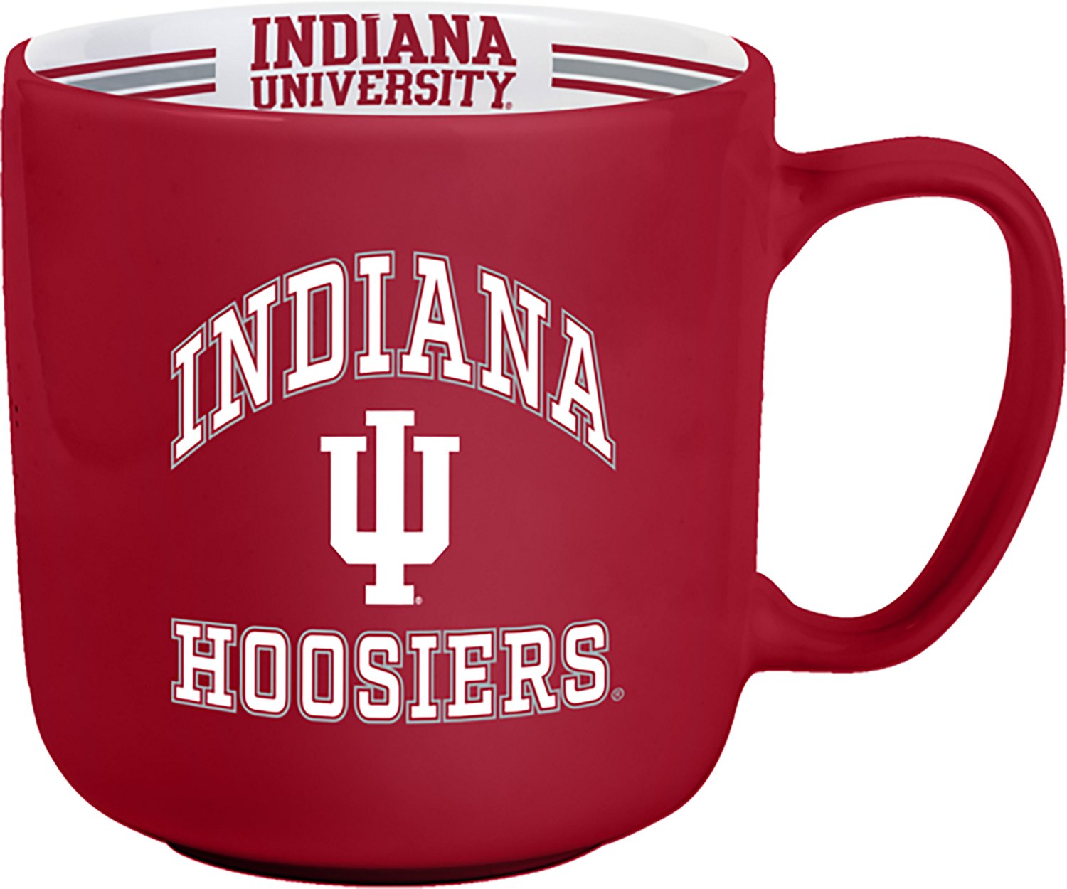 Logo Brands Indiana University 15 oz Stripe Mug