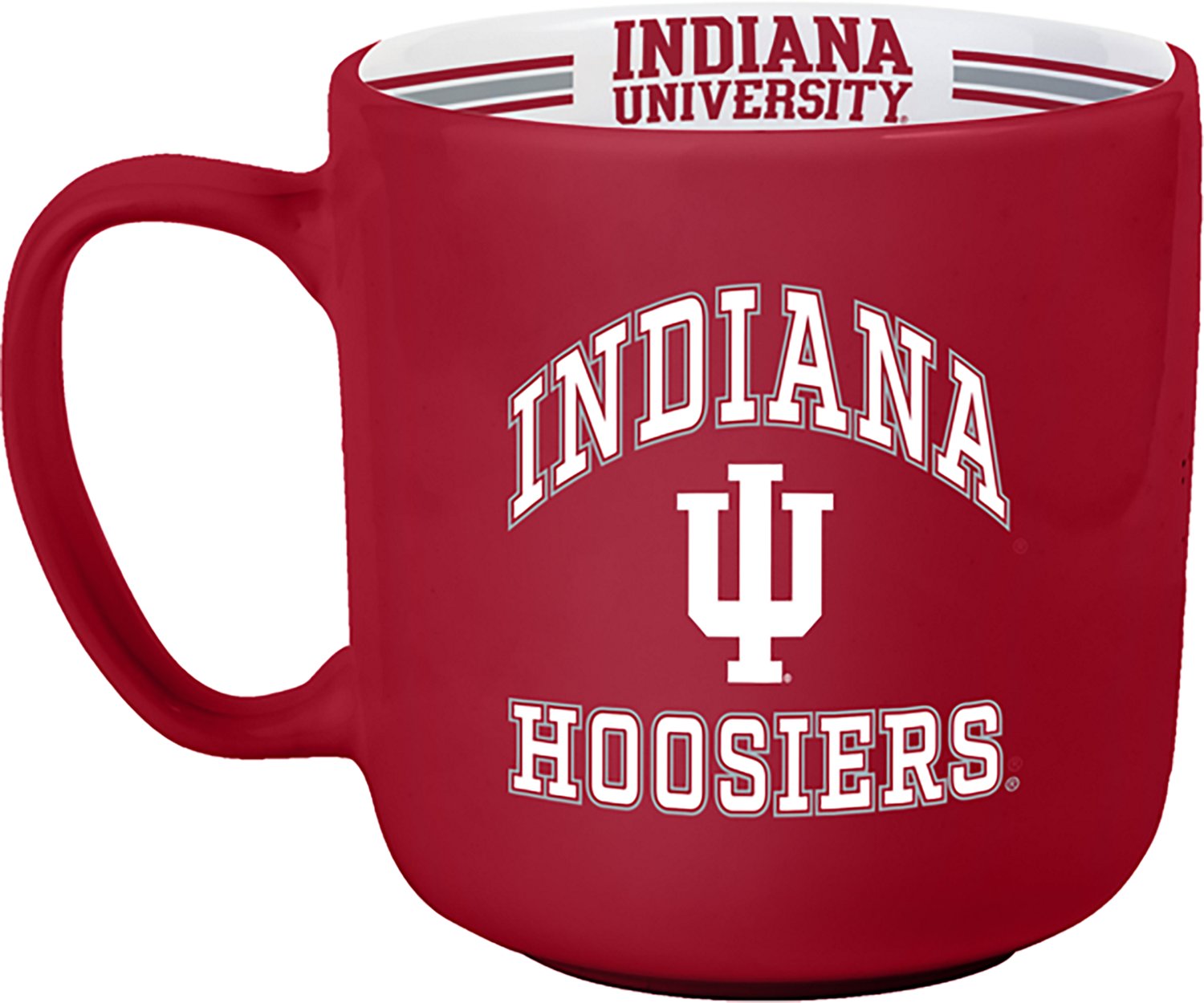 Logo Brands Indiana University 15 oz Stripe Mug - view number 2