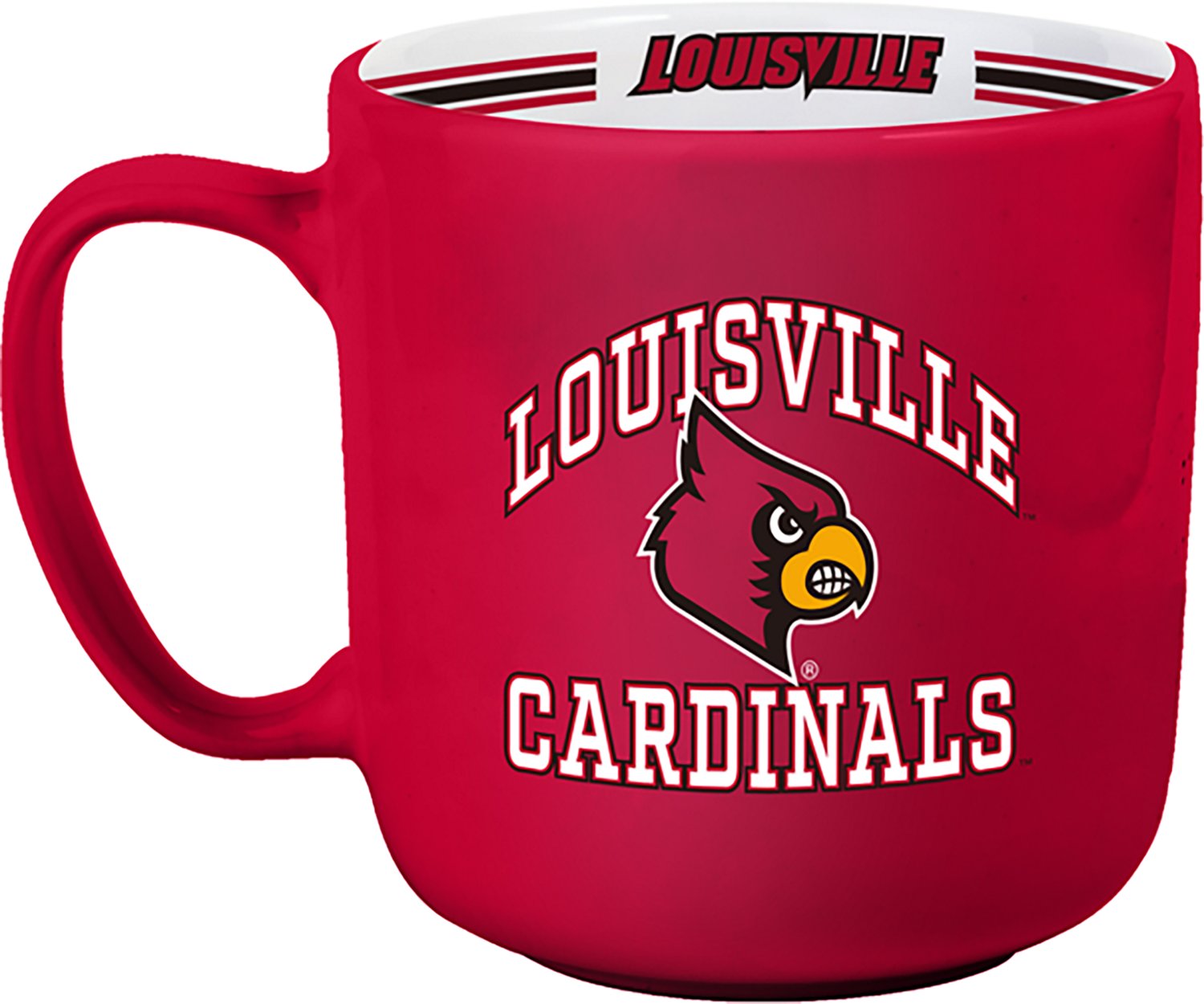 Logo Brands University of Louisville 15 oz Stripe Mug - view number 2