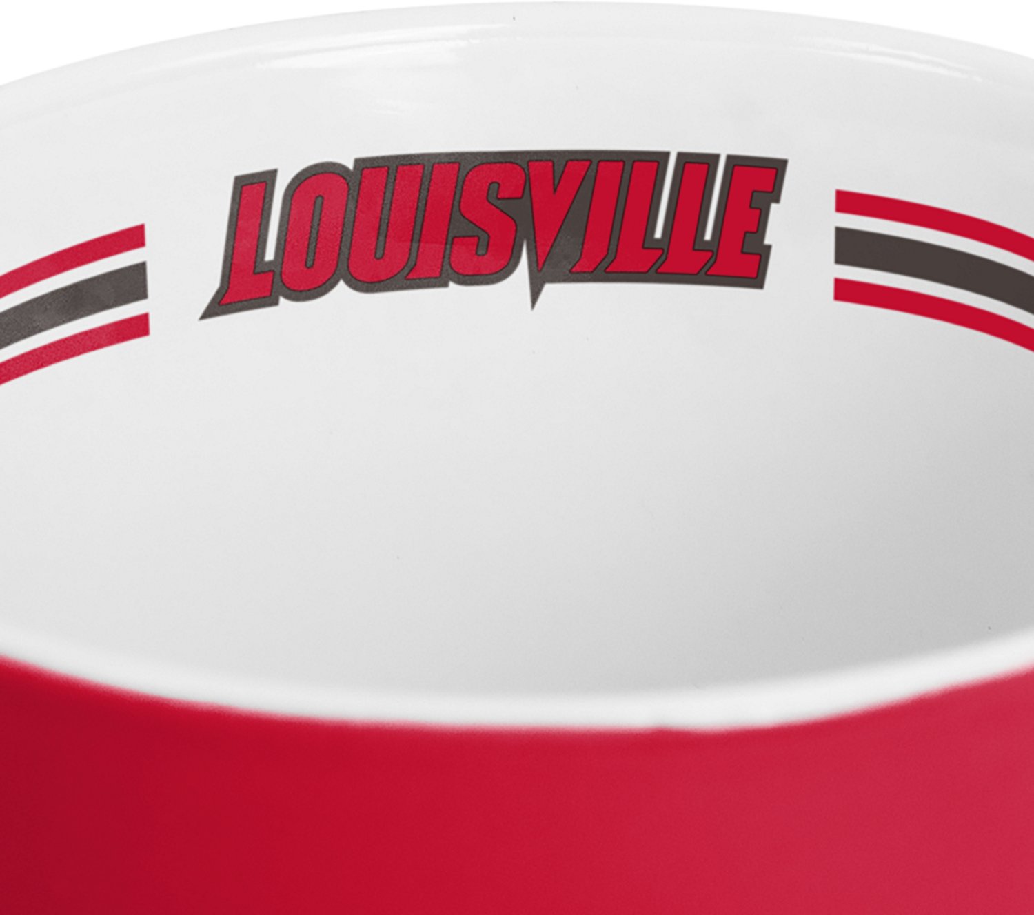Logo Brands University of Louisville 15 oz Stripe Mug - view number 3