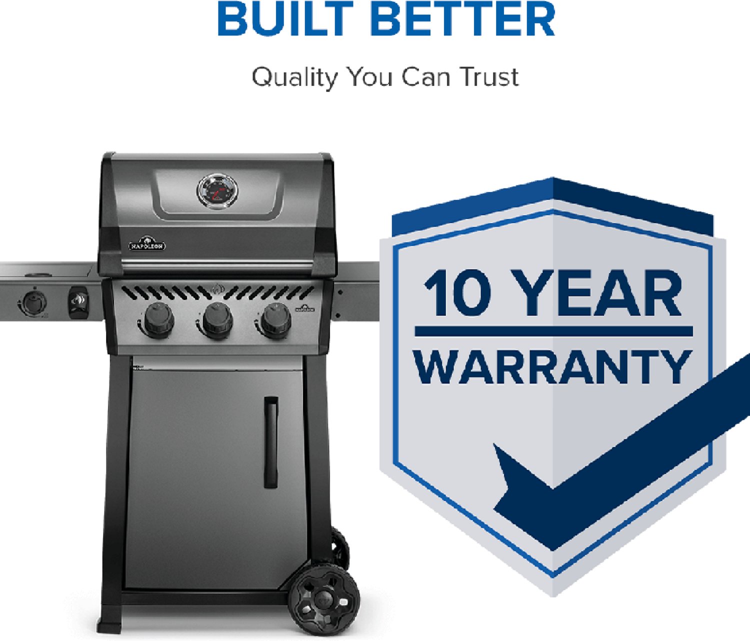 Napoleon Freestyle 365 3-Burner Propane Gas Grill with Side Burner  - view number 8