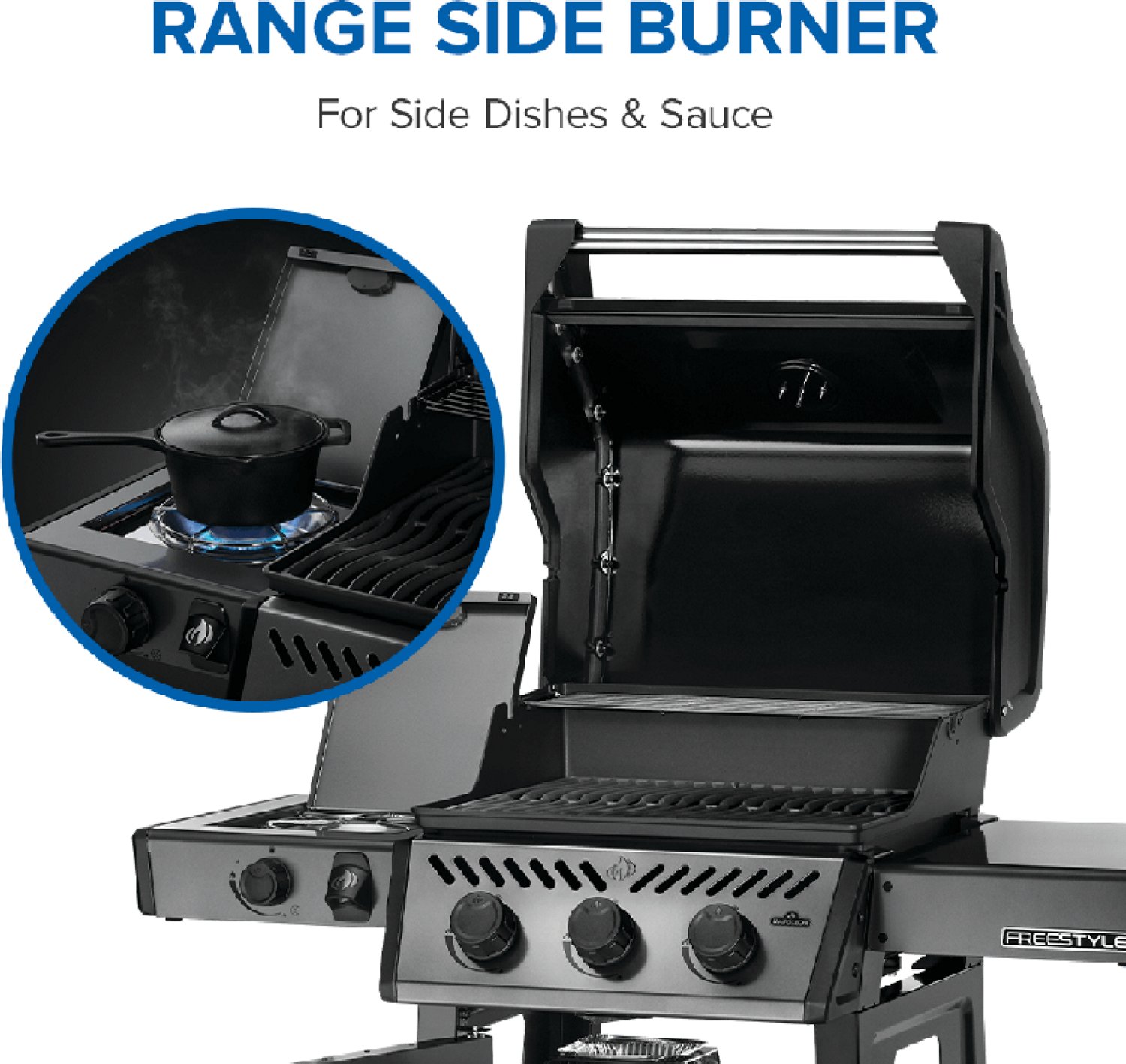 Napoleon Freestyle 365 3-Burner Propane Gas Grill with Side Burner  - view number 6