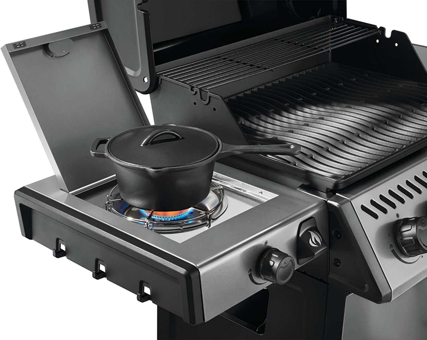 Napoleon Freestyle 425 4-Burner Propane Gas Grill with Range Side Burner