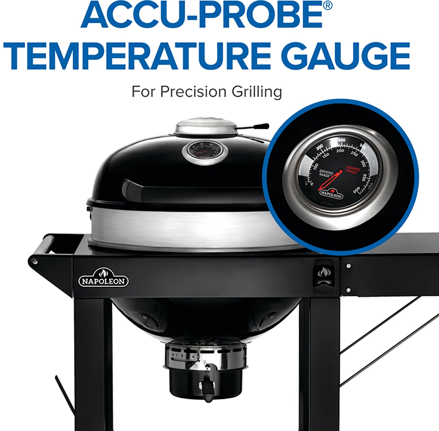 Napoleon PRO22 22 in  Kettle Charcoal Grill with Cart - view number 6