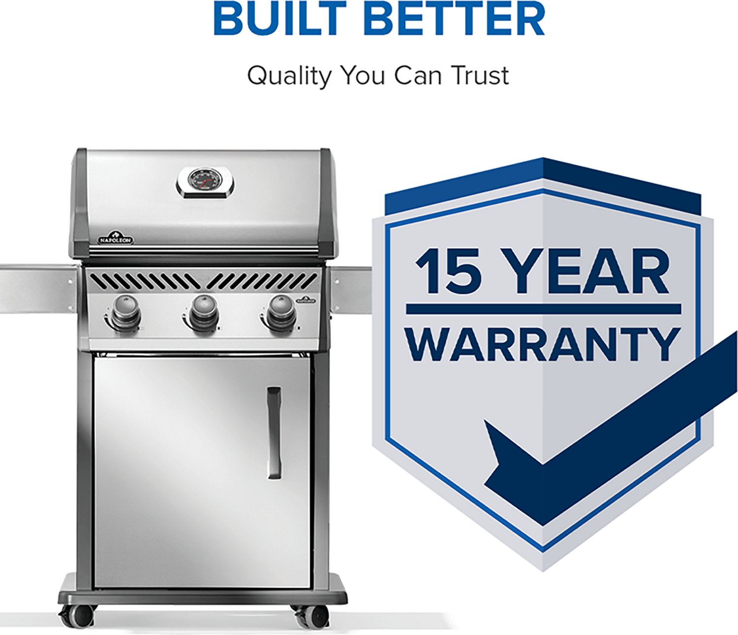 Napoleon Rogue 425 3-Burner Natural Gas Grill - view number 8