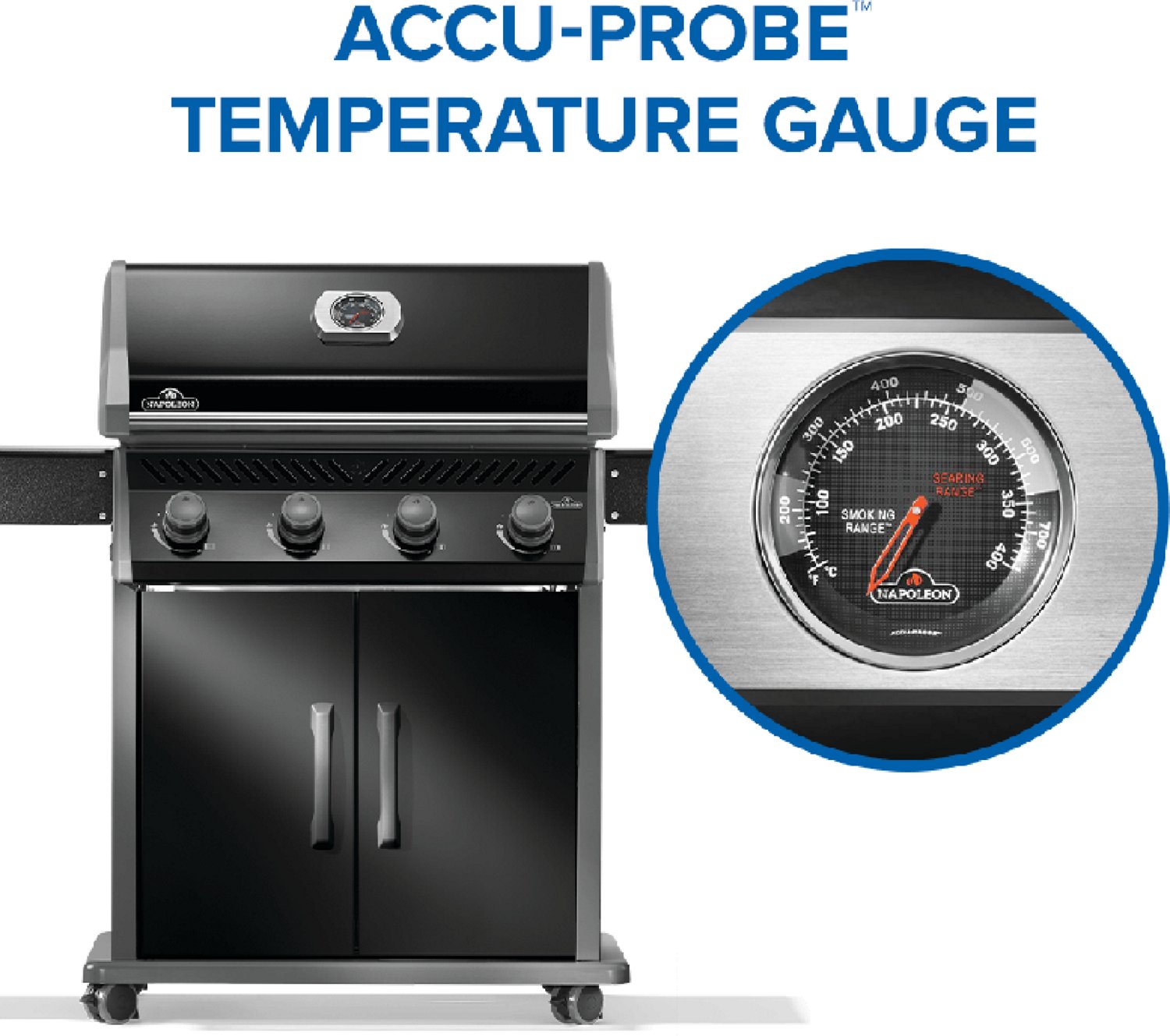 Napoleon Rogue 525 4-Burner Natural Gas Grill - view number 7