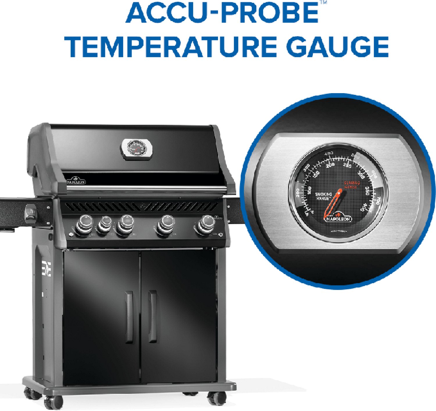 Napoleon Rogue PRO 525 4-Burner Propane Gas Grill with Infrared Side Burner - view number 7