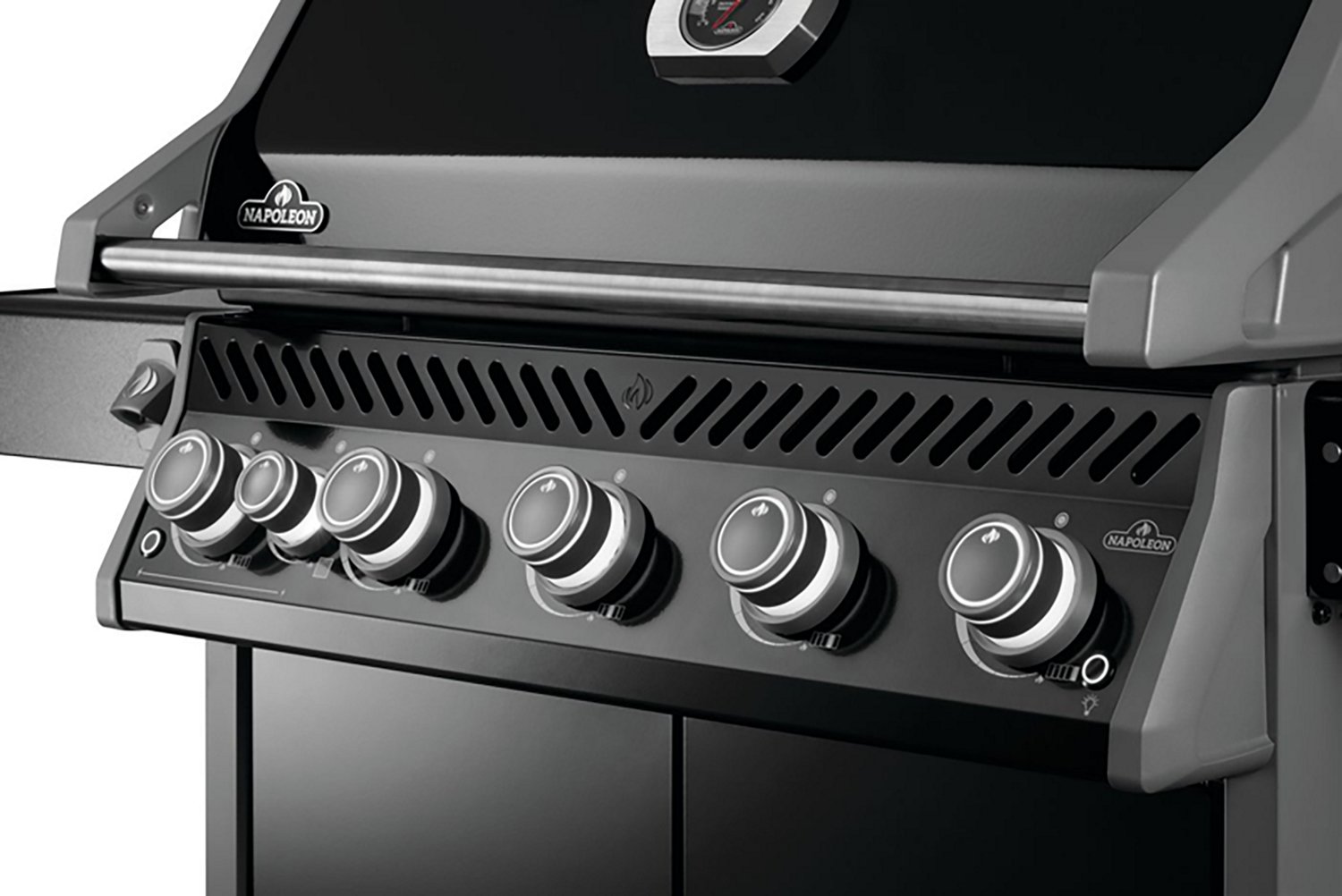 Napoleon Rogue PRO 625 5-Burner Propane Gas Grill with Infrared Side Burner - view number 4