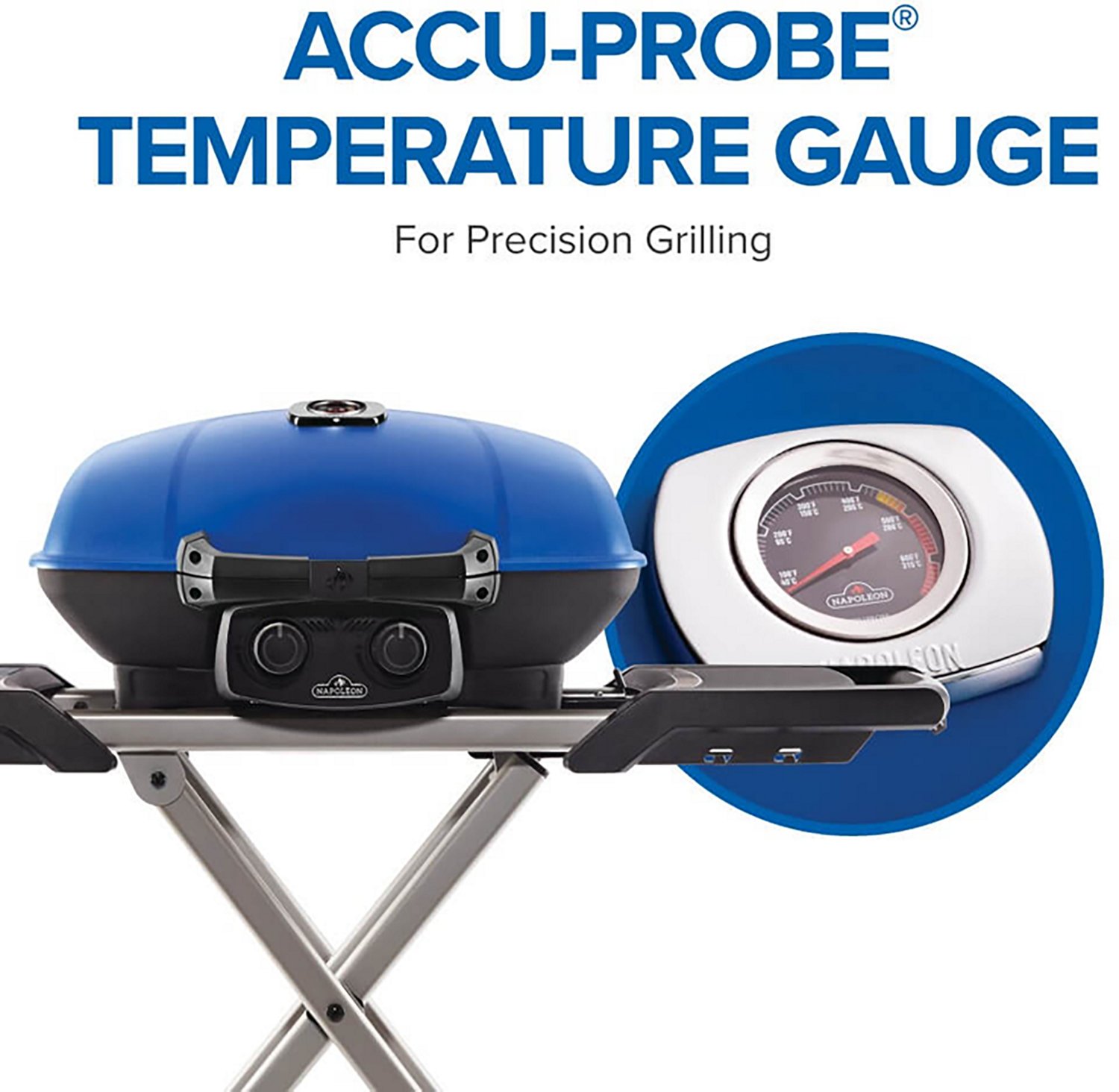 Napoleon TravelQ 285X 1 Burner Portable Propane Gas Grill with Scissor Cart - view number 6
