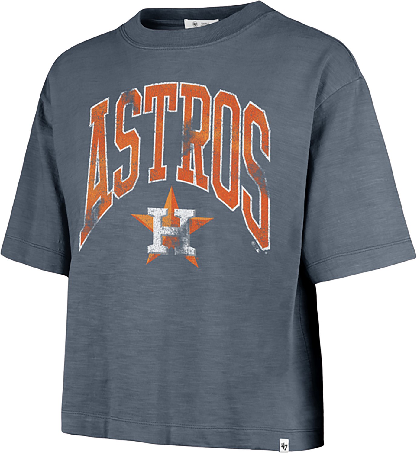 47 Women's Astros Mindi Heavy Slub Crop T-shirt