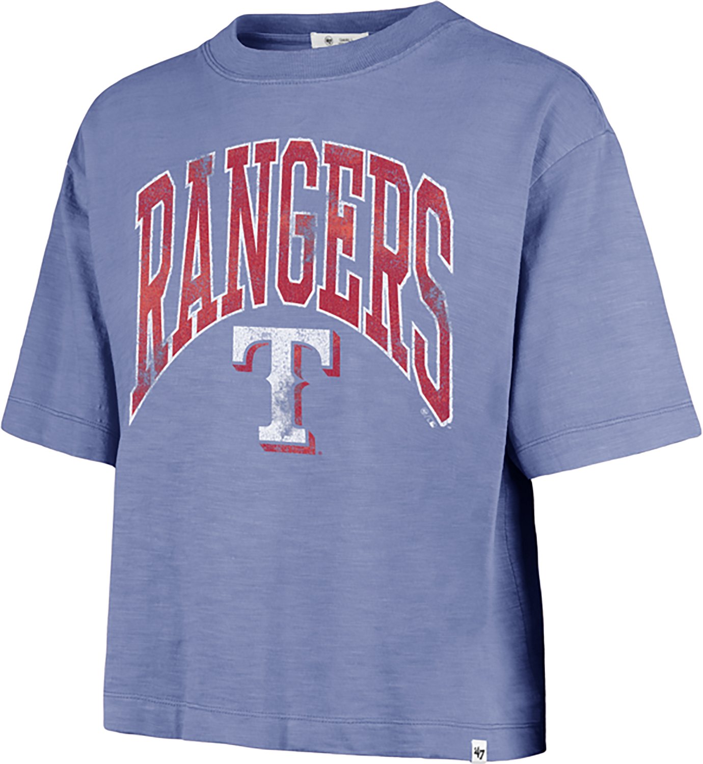 47 Women's Rangers Mindi Heavy Slub Crop T-shirt