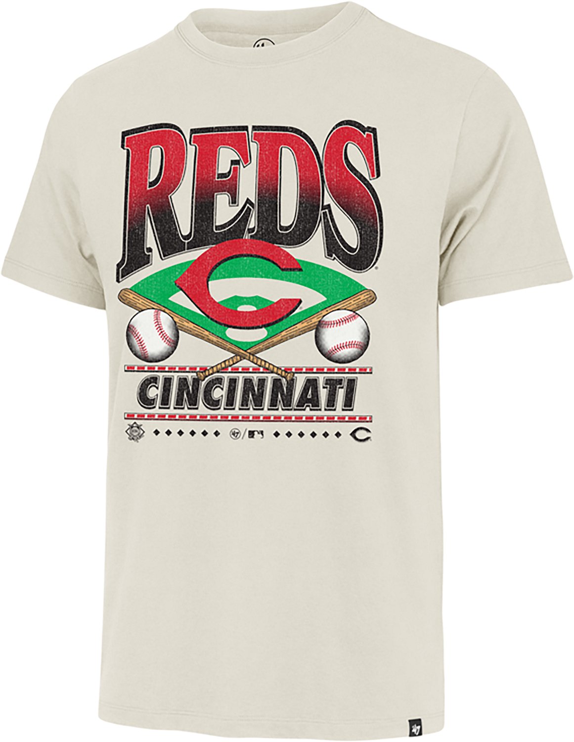 47 Men's Reds Straight Shot Franklin T-shirt