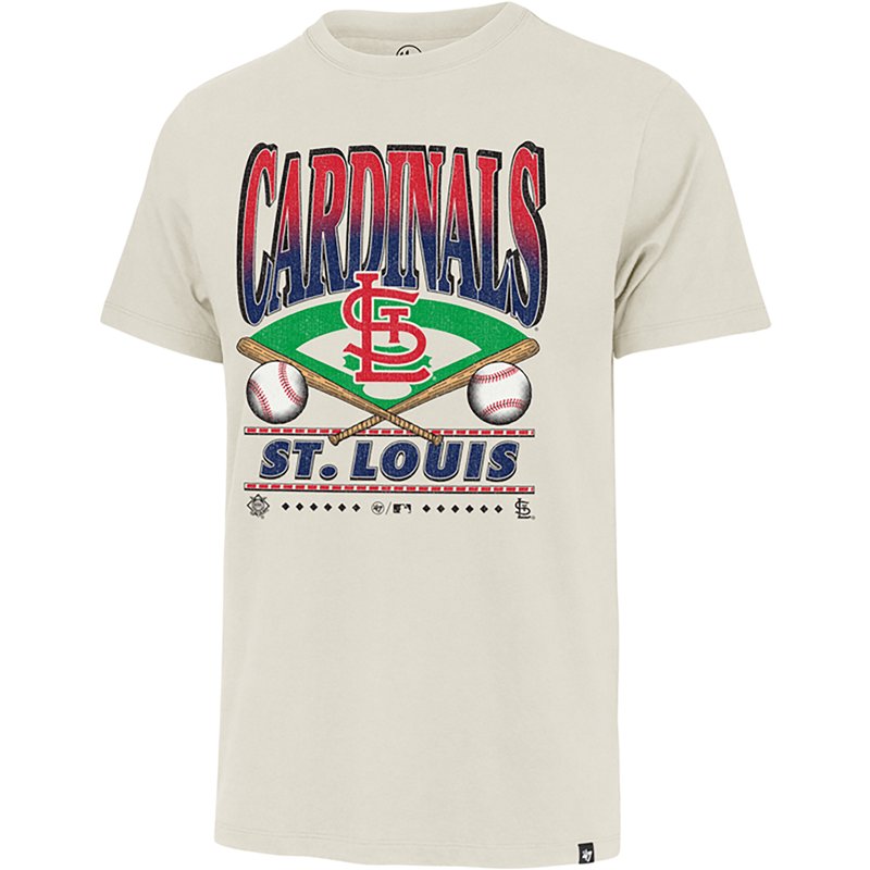 '47 Brand Men's Tan St. Louis Cardinals Straight Shot Two Franklin T-Shirt - Tan