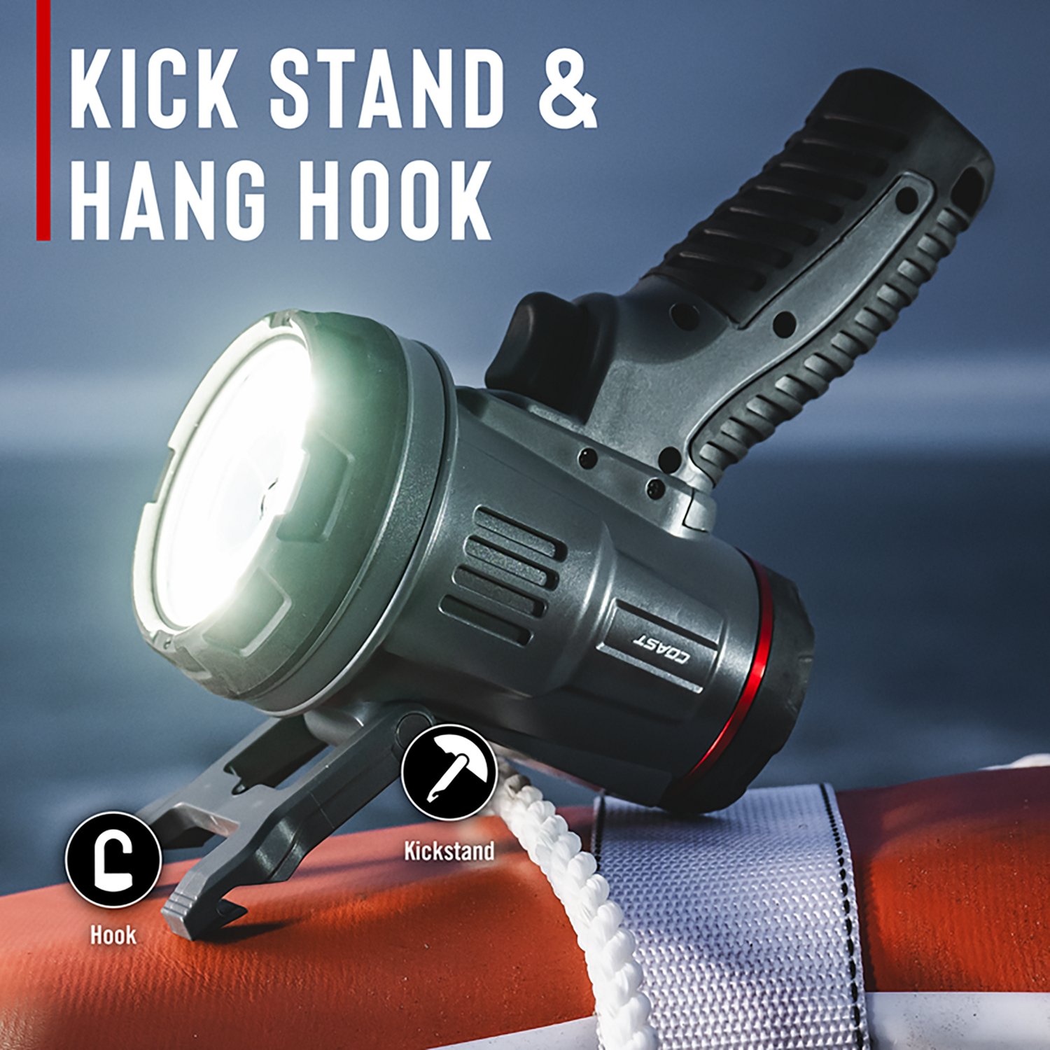 Coast LONGSHOT LS50R 5000L Rechargeable Spot Light - view number 5