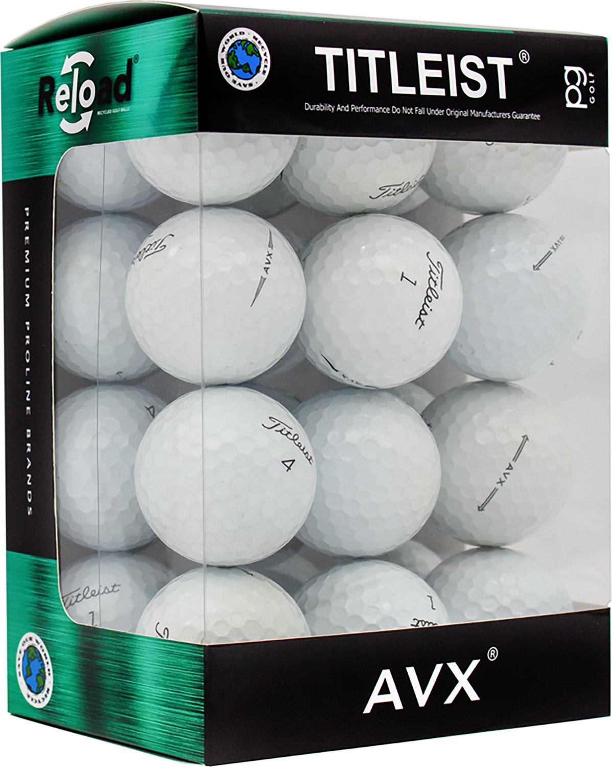 Reload Mid-Grade Recycled Titleist AVX Golf Balls 24-pack - view number 2