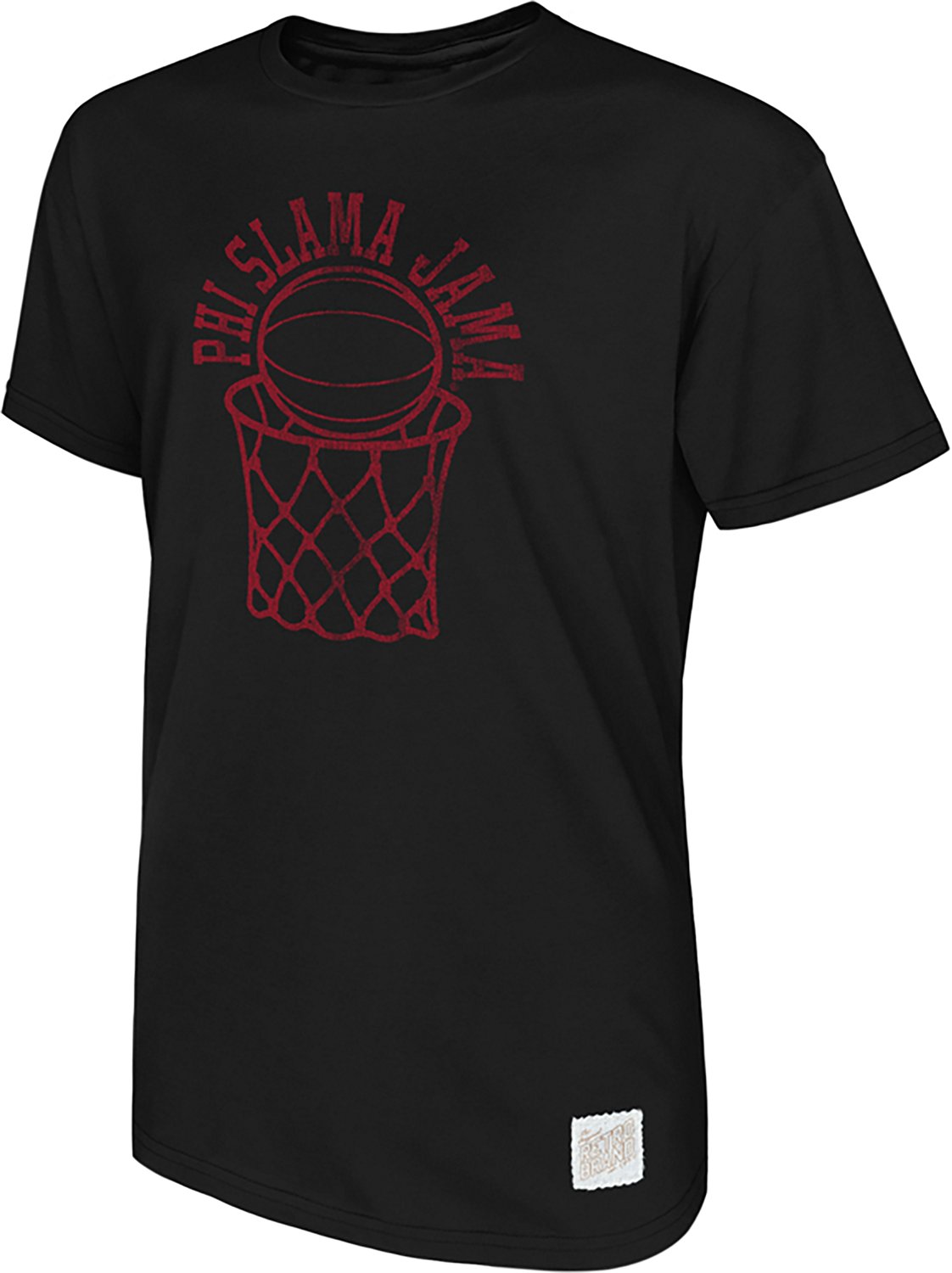 Retro Brand Men's University of Houston Basketball Goal Phi Slamma Jamma Graphic T-shirt
